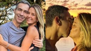 Ticiane Pinheiro se declara ao postar fotos românticas com César Tralli