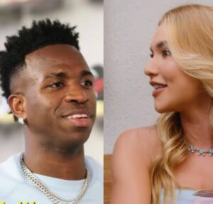 Virginia Fonseca ganha presente especial de Vini Jr. ao chegar à Espanha