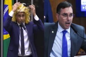 Anotação de Flávio Bolsonaro indica indisposição de apoiar aliado de Nikolas Ferreira: ‘Me puxa para baixo’