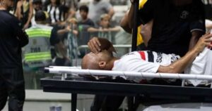 Grave! Jogador do São Paulo fratura duas costelas