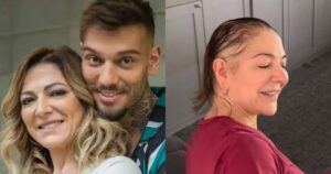 Mãe de Lucas Lucco desabafa após cortar o cabelo após diagnóstico de doença