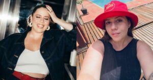 Tati Machado destrói parte do carro após atropelar estação de carregamento