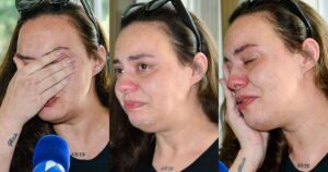 Grávida, filha de Gerson Brenner chora no velório do pai famoso após 21h de viagem de ônibus: ‘Dizem que é só um corpo…’. Fotos