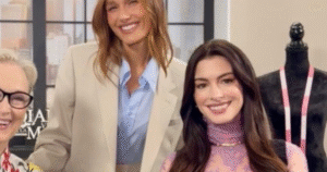 Sasha Meneghel em ‘O Diabo Veste Prada 2’? Filha de Xuxa surge com Anne Hathaway e Meryl Streep em momento especial – com direito a presente!