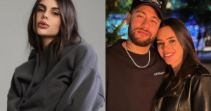 Vazamento de endereço força Amanda Kimberlly, mãe da filha de Neymar, deixar mansão em SP