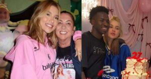 Mãe de Virgínia apaga vídeo de festa surpresa após foto da filha com ‘cara de enterro’ ao lado de Vini Jr. viralizar: ‘Ela é team Virlipe’