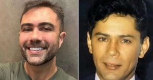 Filho de Leandro compartilha foto com o pai e emociona fãs: ‘Deixou saudades’