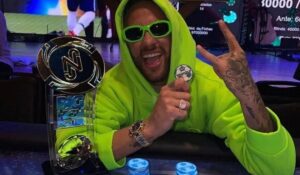Neymar debocha de notícia sobre vício em poker: “Joguei sim”