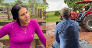 Ana Castela sofre ao pilotar trator com nova habilitação e web reage: ‘Deus nos proteja’