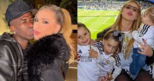 Filhos de Virginia Fonseca usam uniforme de Vini Jr. para jogo do Real Madrid