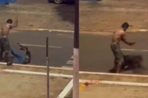 Homem é agredido com barra de ferro e fica em estado grave; VEJA VÍDEO!