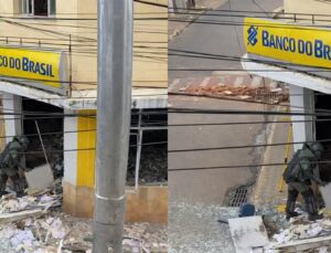 Criminosos armados explodem agência do Banco do Brasil e vídeo impressiona; VEJA
