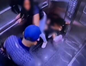 Homem agride ex-companheira dentro de elevador em Guarulhos; VEJA VÍDEO