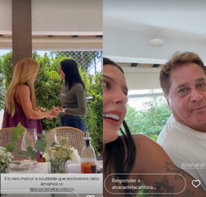 Voltaram? Ana Castela passa o dia com a família de Zé Felipe e web vai à loucura