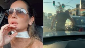 Apresentadora do SBT relata momentos de tensão após acidente: ‘Comecei a gravar e fiquei apavorada’