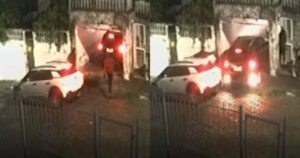 Mulher reage a assalto à mão armada na garagem de casa em Florianópolis; VEJA VÍDEO!