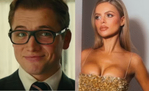 Taron Egerton é flagrado aos beijos com atriz que já foi apontada como affair de Tom Brady