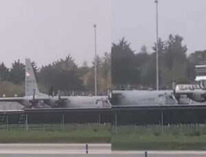 Homem é preso após dar machadadas contra avião da Força Aérea dos EUA; veja vídeo