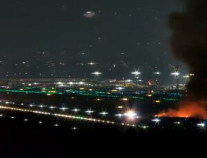 Motor de avião que ia para os EUA explode após decolagem no Aeroporto de Guarulhos; VEJA