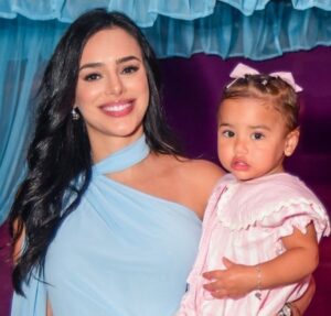 Bruna Biancardi fala sobre emoção de assistir à primeira aula de ginástica rítmica de Mavie: Muito doido