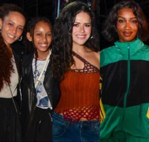 Encontro das loiras! Sabrina Carpenter prende Luísa Sonza durante show no Lollapalooza