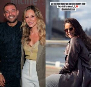 Maturidade! Diogo Nogueira celebra aniversário de Paolla Oliveira: Que seja lindo seu novo ciclo