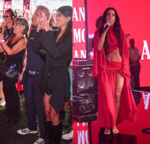 Glória Pires e marido prestigiam show da filha Ana Morais no Lollapalooza