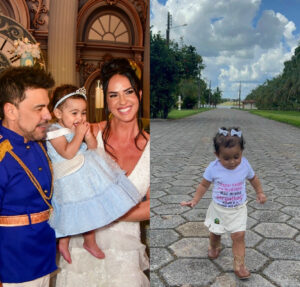 Momento fofura! Graciele Lacerda mostra filha aproveitando a fazenda da família: Dias simples