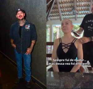 Mãe de Lucas Lucco raspa o cabelo após descobrir doença autoimune: Jamais imaginei