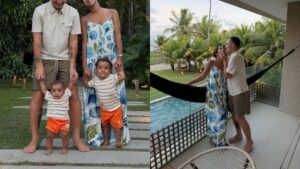 Aos 23 anos, cantor se declara à esposa após realizar o sonho da casa própria