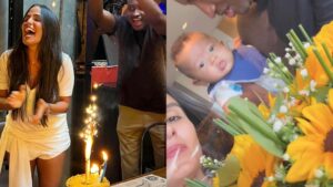 Carol Peixinho tem aniversário diferente por conta do filho: ‘Novo significado’