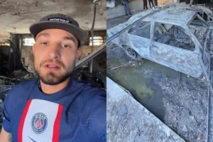 Incêndio atinge casa dos pais de MC Gui e cantor mostra destruição; veja vídeo