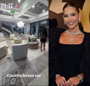 Virginia Fonseca mostra mansão luxuosa onde vai ficar hospedada em Orlando