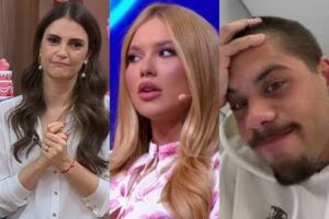 Chris Flores dá lição em Virginia Fonseca e Zé Felipe ao vivo na Band: “Tem que cuidar!”