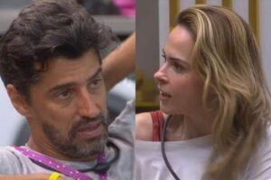 BBB26: Ana Paula grita “frouxo” na orelha de Alberto Cowboy e gera debate