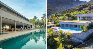 Vistas paradisíacas e diárias de até R$ 16 mil: conheça as mansões de Glória Pires disponíveis para aluguel