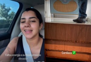 Esposa de João Gomes vive momentos de pânico após elevador despencar