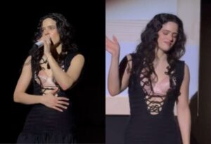 Vídeo: Rosalía interrompe show após passar mal por intoxicação alimentar