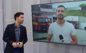 Apresentador da Globo erra o nome do namorado repórter ao vivo; Confira o momento!