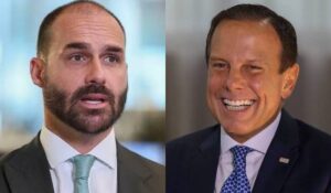 Eduardo Bolsonaro chama João Dória de ‘bosta’ ao falar da crise nos Correios