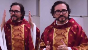 ‘Tem muita gente louca de rosário na mão’, alerta Fabio de Melo em homilia