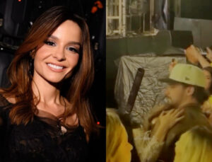 Maiara é flagrada em clima de romance com cantor durante show; veja vídeo