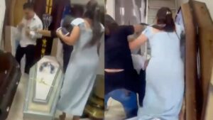 Vídeo mostra pancadaria em funerária por suposta cobrança de valor adicional em Minas Gerais