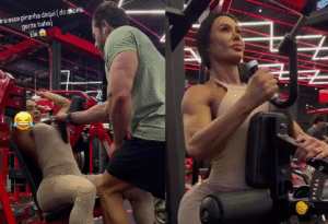 Gracyanne Barbosa e namorado treinam juntos e esbanjam sintonia