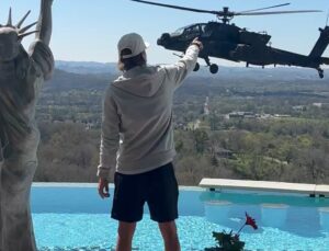Exército investiga voo de helicópteros sobre mansão de cantor famoso; VEJA VÍDEO