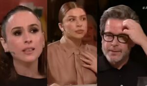 Tatá provoca Murilo Benício e Grazi Massafera e gera climão ao vivo