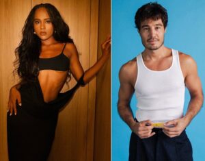 Duda Santos e Tiago Iorc são vistos aos beijos após peça no Rio e levantam rumores de romance