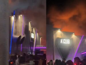 Incêndio atinge boate e provoca evacuação de centenas de pessoas; VEJA VÍDEO