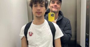 Filho de Wagner Moura posta foto rara com o pai e se declara: ‘Pensando em você’