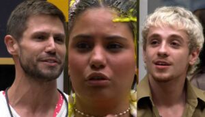 BBB 26: Jonas, Gabriela e Juliano imploram permanência ao público durante Paredão